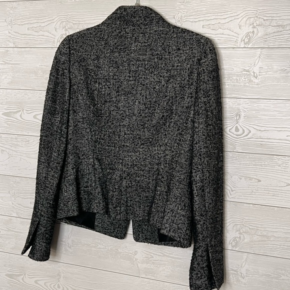 Ann Taylor Black/Grey Blazer Jacket - Picture 2 of 4